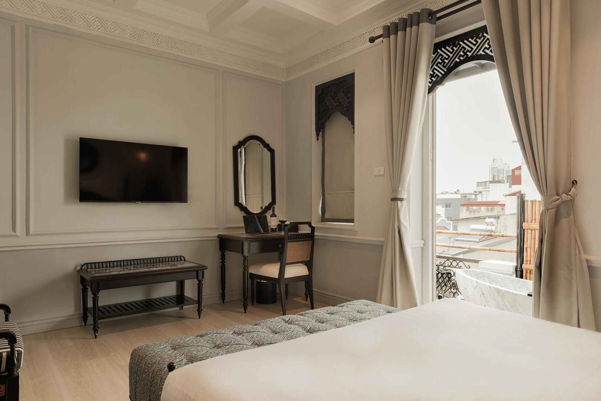 Hanoi Graceful Hotel And Travel Exterior foto